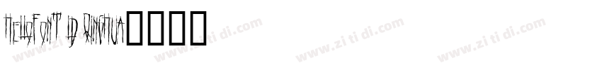 HelloFont lD QingHua字体转换